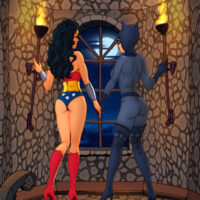 Wonder Woman and Catwoman explore their lesbian sides xl-toons.win