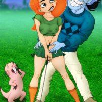 Dr. Drakken and Kim Possible playing naughty golf xl-toons.win