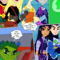 The Teen Titans are having sex on the plane xl-toons.win