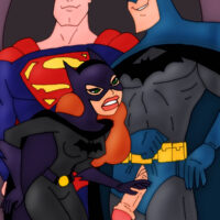 Superman and Batman gangbang sexy Batgirl xl-toons.win