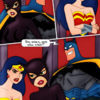 Wonder Woman and Catwoman put on a lesbo show for Batman! xl-toons.win