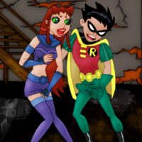 Robin and Starfire fucking in a haunted house! xl-toons.win