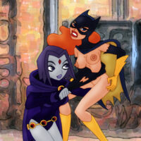 Raven and Batgirl have hot lesbian sex xl-toons.win