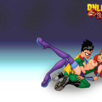 Robin and Starfire have a fun xl-toons.win