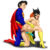 Batgirl & Superman 3 XL-HEROES