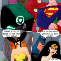 Drunken sex at the Justice League xl-toons.win