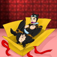 Catwoman in a bizarre hogtied submission fantasy xl-toons.win
