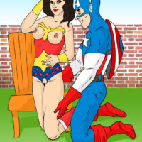 Captain America nails Wonder Woman xl-toons.win