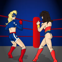 Star Girl and Wonder Woman get in the ring! xl-toons.win