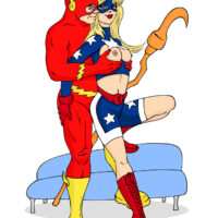 Stargirl has a quickie with the Flash xl-toons.win