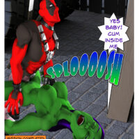 She-Hulk enjoys hot anal sex with Deadpool xl-toons.win