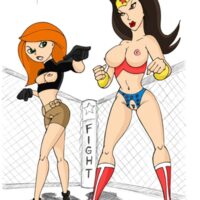 Kim Possible and Wonder Woman catfight! xl-toons.win