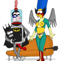 Marge and Bender dress up and role play xl-toons.win