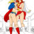 Set-100-Fight-Mary-Marvel-VS-Supergirl-01 XL-HEROES