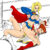 Set-100-Fight-Mary-Marvel-VS-Supergirl-03 XL-HEROES