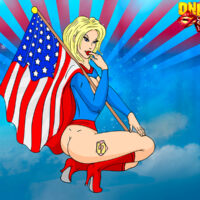 Hot June wallpaper with Supergirl xl-toons.win